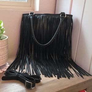 OG by Old Gringo Women’s Long Fringe Black Bag